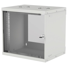 Intellinet 9U 19" fali Rack szekrény 540x560mm szürke (714815) (714815) asztali számítógép kellék