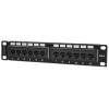 Intellinet UTP patch panel 12 port CAT6 1U 10" (720748) (Intellinet 720748)
