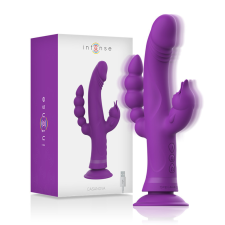 INTENSE - CASANOVA VIBRÁTOR NYÚLVIBRÁTOR SZILIKON SZILIKON HÁRMAS MOTOR LILA vibrátorok
