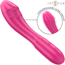 INTENSE FUN INTENZÍV - BELINDA VIBRÁTOR 19 CM RUGALMAS 10 REZGÉS RÓZSASZÍNŰ vibrátorok