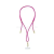 Intenso Cell Phone Charging Lanyard Cable 1,65m Neon Pink (INTENSO_7991004)