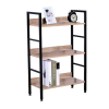 Intenso Home 3 szintes nyitott könyvespolc 60 x 93cm (Sonoma tölgy) | Univerzális tároló állvány fém lábakkal