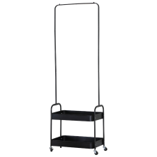 Intenso kerekes ruhaállvány polcokkal - 56 x 167 cm bútor