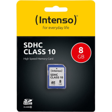 Intenso SD Card  8GB Intenso Class10 (3411460) memóriakártya
