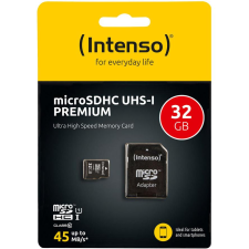 Intenso SD MicroSD Card 32GB Intenso SD-HC UHS-I retail (3423480) memóriakártya