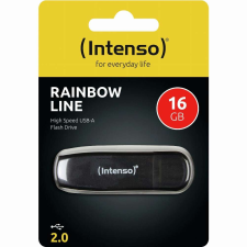 Intenso STICK 16GB USB 2.0 Intenso Rainbow Line Transparent Black pendrive