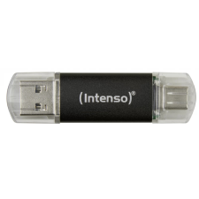 Intenso Twist Line 128GB USB 3.0 + USB 3.0 Type C Fekete pendrive
