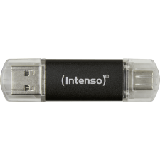 Intenso Twist Line Pendrive, USB 3.2, Usb-A / USB Type-C, fekete, 32 GB (3539480) pendrive