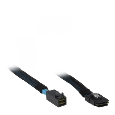 Inter-Tech 0.75m SFF 8643/SFF 8087 0,75 M Fekete, Kék kábel és adapter