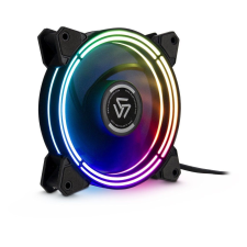 Inter-Tech ALSEYE Halo 3.0 ház hűtő ventilátor 12cm (88885485) (it88885485) hűtés