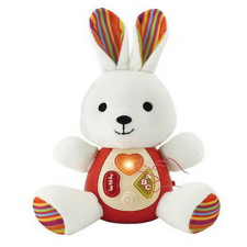  Interaktív nyúl ehang-és fényhatások 22 cm készségfejlesztő