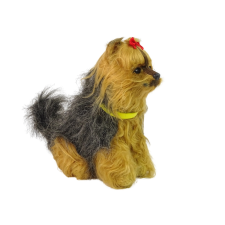 interaktív yorkshire terrier plüss kutya plüssfigura