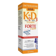 Interherb K2+D3-vitamin forte cseppek 20ml vitamin és táplálékkiegészítő