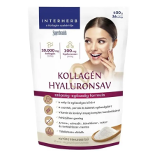 Interherb kollagén&hyaluron italpor natúr 400g vitamin és táplálékkiegészítő