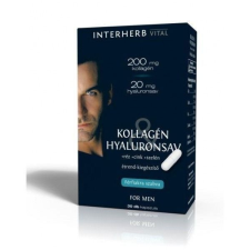 Interherb Kollagén hyaluronsav for men kapszula 30db vitamin és táplálékkiegészítő