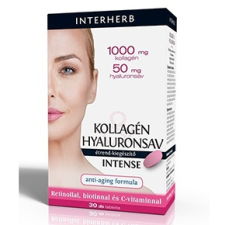 Interherb Kollagén Hyaluronsav Intense tabletta - 30db vitamin és táplálékkiegészítő