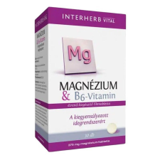 Interherb magnézium 375mg+b6-vitamin 30db vitamin és táplálékkiegészítő