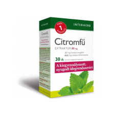 Interherb napi1 citromfű extraktum kapszula 30 db vitamin és táplálékkiegészítő