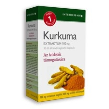  Interherb Napi 1 Kurkuma Extraktum 100 mg (30 db) vitamin és táplálékkiegészítő