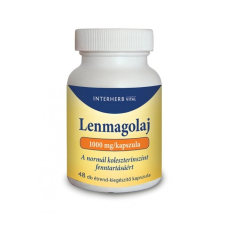 Interherb Vital Lenmagolaj kapszula E vitaminnal (48 db) vitamin és táplálékkiegészítő