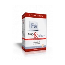  Interherb VITAL Vas &amp; Folsav tabletta (60 db) vitamin és táplálékkiegészítő