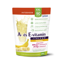 Interherb XXL A- és E-vitamin banánízű italpor 90 adag vitamin és táplálékkiegészítő