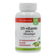  INTERHERB XXL D3-VIT.+OLIVAO.2000IU KAP. vitamin és táplálékkiegészítő