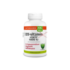  Interherb xxl d3-vitamin forte 4000 iu kapszula 90db vitamin és táplálékkiegészítő