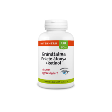  INTERHERB XXL GRÁNÁTALMA+FEKETE ÁFONYA+RETINOL 90X vitamin és táplálékkiegészítő