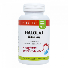 Interherb XXL Halolaj kapszula 1000 mg 90 db vitamin és táplálékkiegészítő