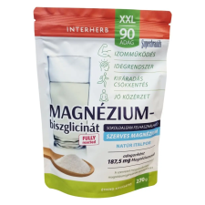 Interherb XXL Magnézium-biszglicinát italpor - natúr 270g vitamin és táplálékkiegészítő