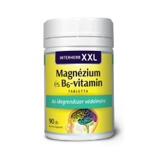  Interherb XXL Magnézium és B6-vitamin tabletta (90 db) vitamin és táplálékkiegészítő