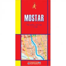 Intersistem Mostar térkép Intersistem 1:9000 térkép