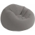 Intex Beanless Bag Chair felfújható szürke fotel, 107 x 104 x 69 cm 68579NP (68579NP)