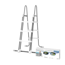  INTEX Biztonsági medence létra 3 fokos 91-107cm magas medencékhez (28075) medence kiegészítő