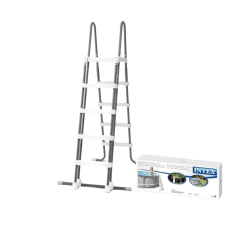  INTEX Biztonsági medence létra 4 fokos 132cm magas medencékhez (28077) medence kiegészítő