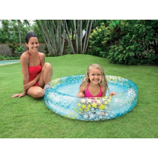 Intex Csillagos átlátszó gyerek medence 122cm medence