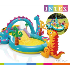 Intex : Dínós gyermek élménymedence - 302 x 229 x 112 cm (57135NP) medence