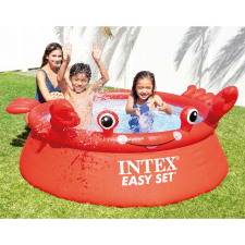 Intex "Easy Set" vidám rákmintás felfújható medence 183 x 51 cm medence