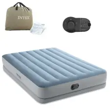 Intex Felfújható matrac 203x152x36 cm, beépített elektromos pumpával INTEX 64159 ágy és ágykellék