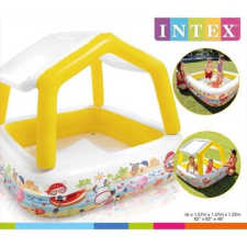 Intex : gyermek pancsoló árnyékolóval - 157 x 157 x 122 cm medence