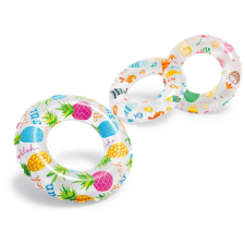 Intex Három mintás úszógyűrű 51 cm INTEX 59230 finomság strandjáték