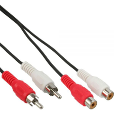 Intos InLine 89935 audio kábel 5 M 2 x RCA Fekete (89935) kábel és adapter