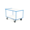 Intra Nagyméretű kézikocsi 500 kg teherbírás, 1200x800 mm rakfelület fékezhető kerekek