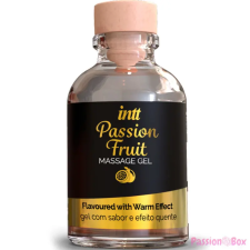 Intt MASSAGE GEL PASSION FRUIT GLASS BOTTLE 30ML + BOX masszázskrémek, masszázsolajok