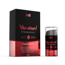 Intt VIBRATION STRAWBERRY AIRLESS BOTTLE 15ML + BOX vágyfokozó