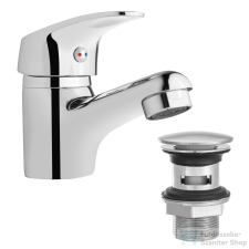 Invena AVA NEW mosdó csaptelep click-clack leeresztővel,Króm BU-06-Z01-X csaptelep