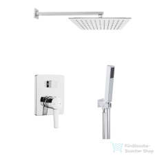 Invena GLAMOUR falsík alatti zuhanyrendszer alaptesttel,króm BS-02-0K1-V csaptelep