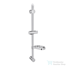 Invena KOS 65,5 cm-es zuhanyrúd szappantartóval,króm AU-21-K01-L fürdőszoba kiegészítő