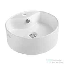 Invena RONDI 41 cm-es pultra ültethető mosdó,fehér CE-20-001-W szaniter